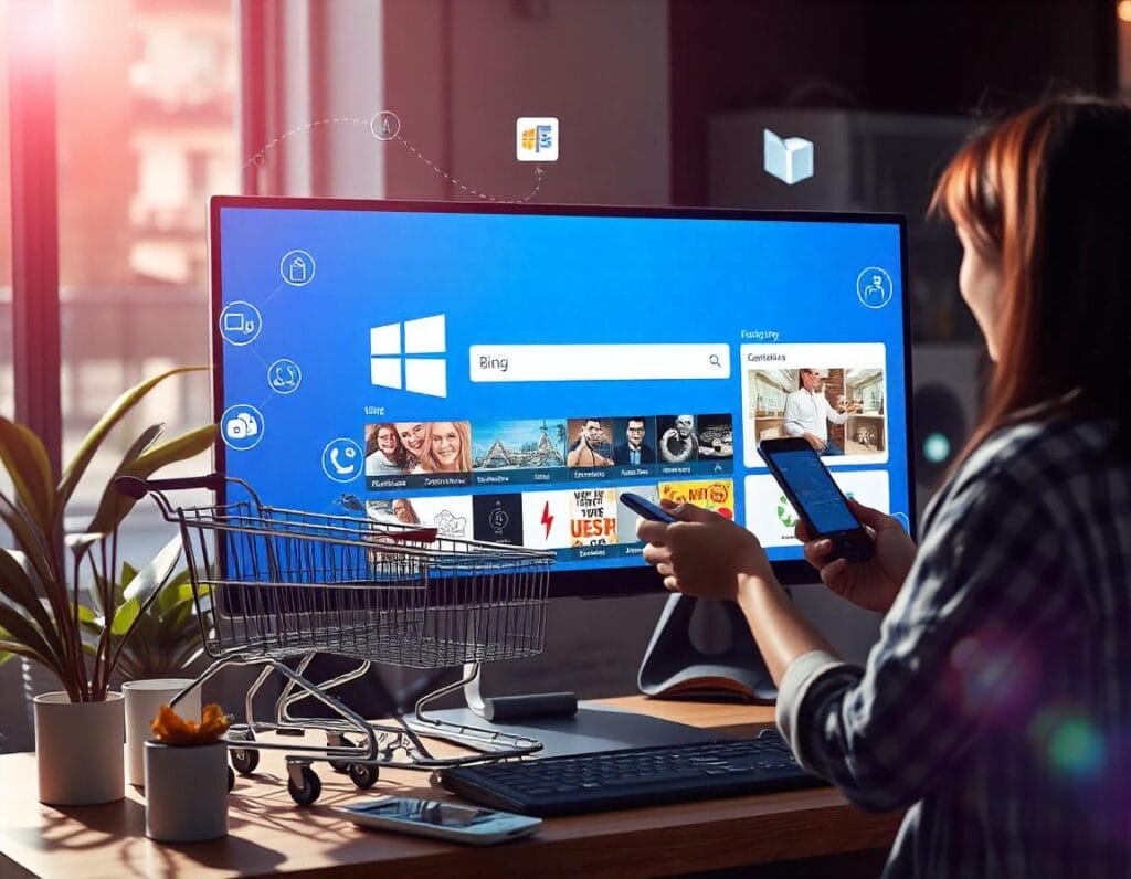 Imagem sobre como usar o Bing para vender mais. Foto: Freepik IA.
