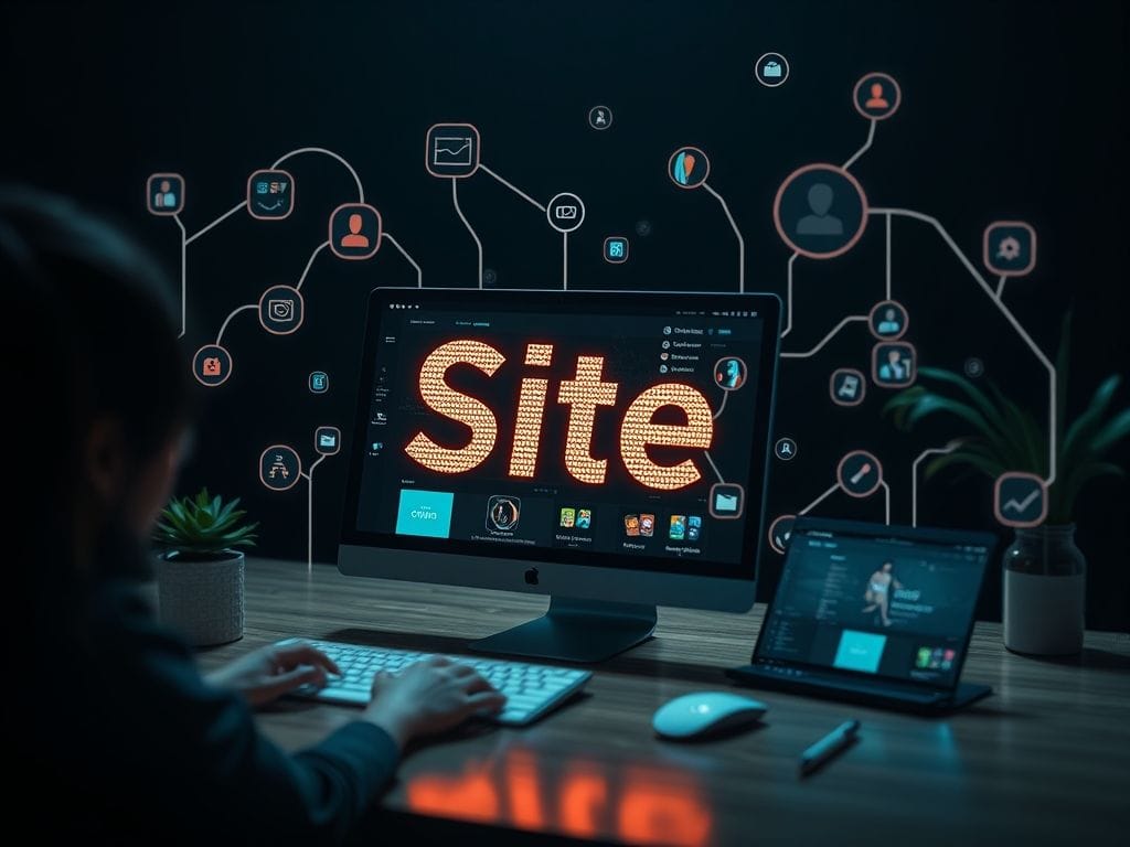 Site com integração social Site com integração social