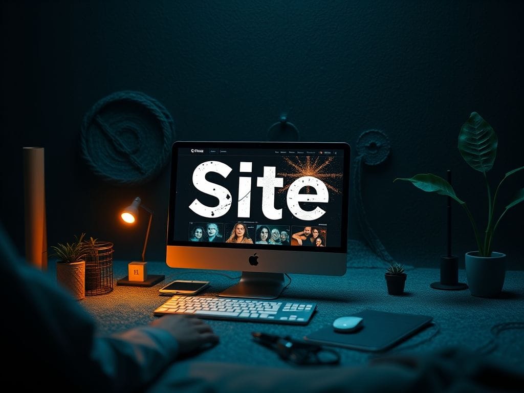 Site para artistas Site para artistas