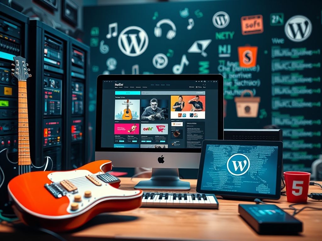 Fazer Site para Músicos Fazer Site para Músicos