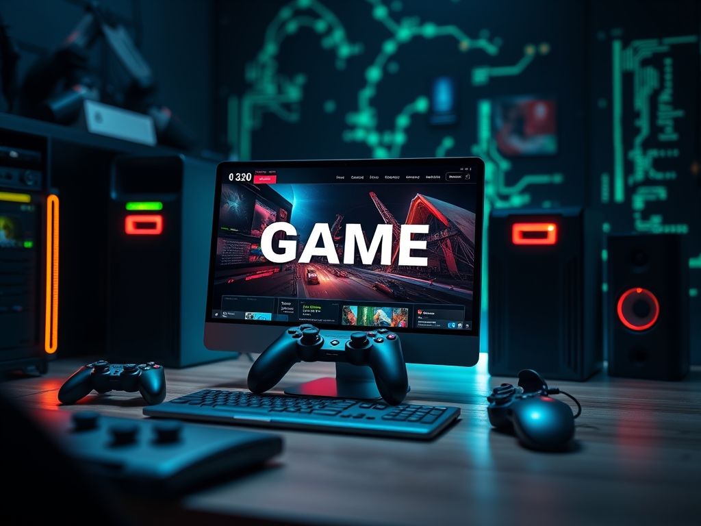 Criar site de games Criar site de games