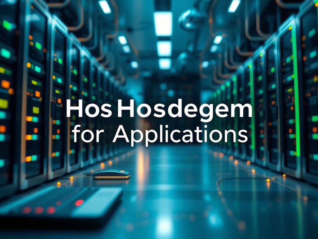 Hospedagem para Aplicativos Hospedagem para Aplicativos