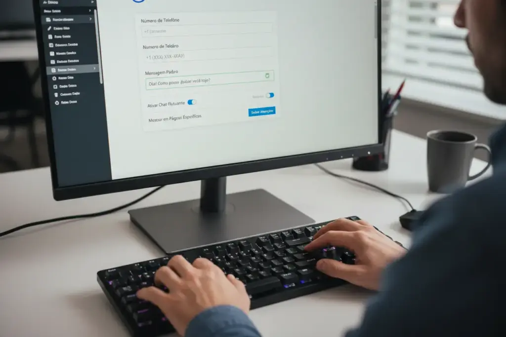 Configurando o botão flutuante de WhatsApp no WordPress