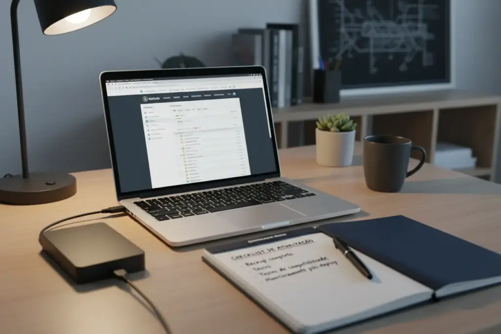 Saiba Como Atualizar Tema WordPress Manualmente! Guia Completo e Seguro 1 Preparativos cruciais para atualização segura do tema.