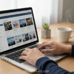 Home 20 Tela de computador mostrando a importação de um tema no WordPress.