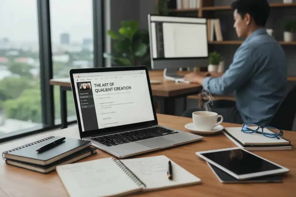 Criação de conteúdo estratégico para blogs e SEO
