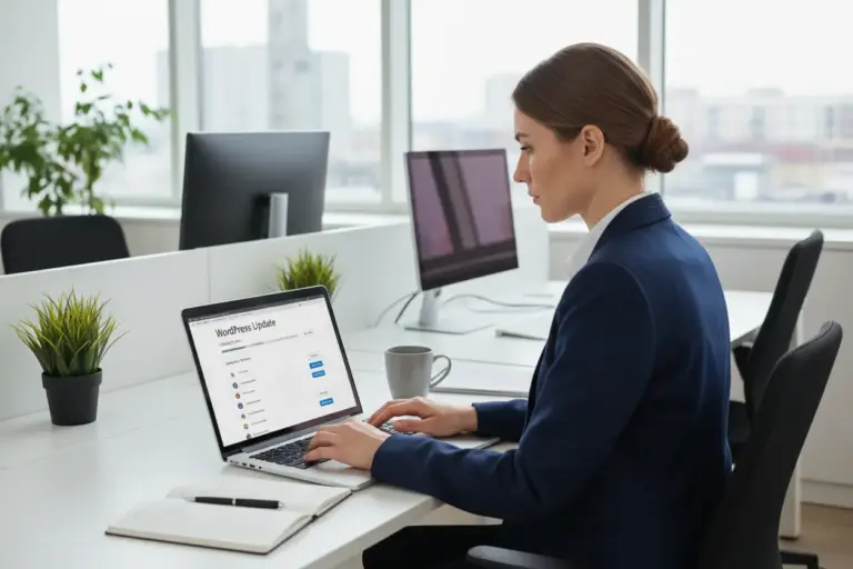 Home 10 programador atualizando wordpress