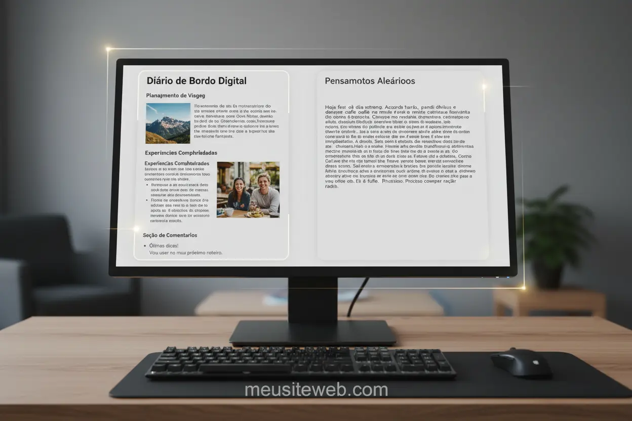 Estrutura de Blog e Diário qual a diferença entre blog e diário na estrutura