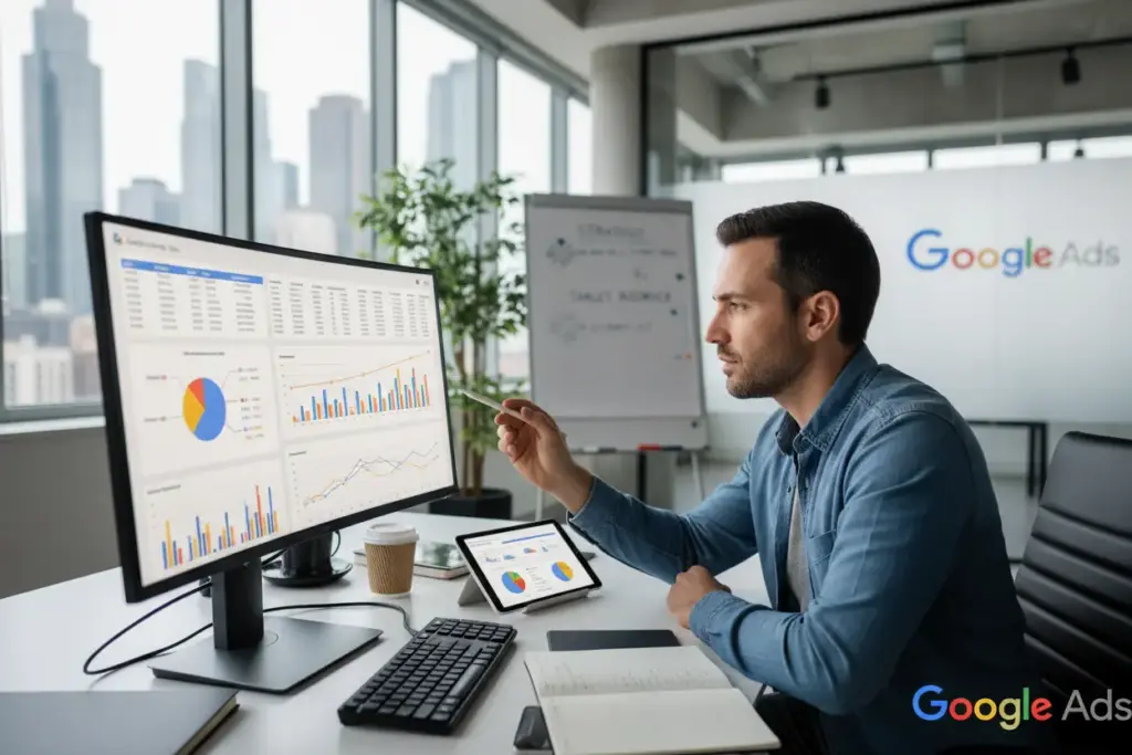 Estratégias de marketing digital usando Google Ads