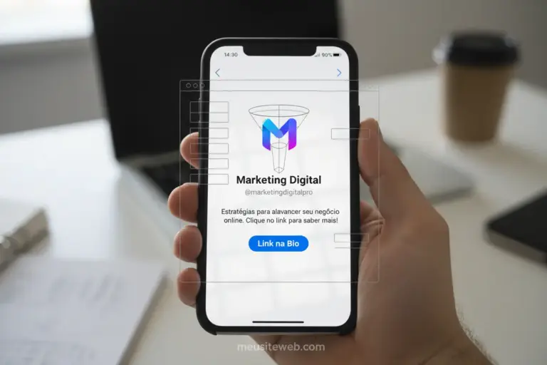 Como colocar landing page no Instagram