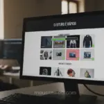 Tela de computador mostrando um site carregando rápido, simbolizando a otimização de imagens.